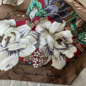 Vintage Oscar de la Renta scarf